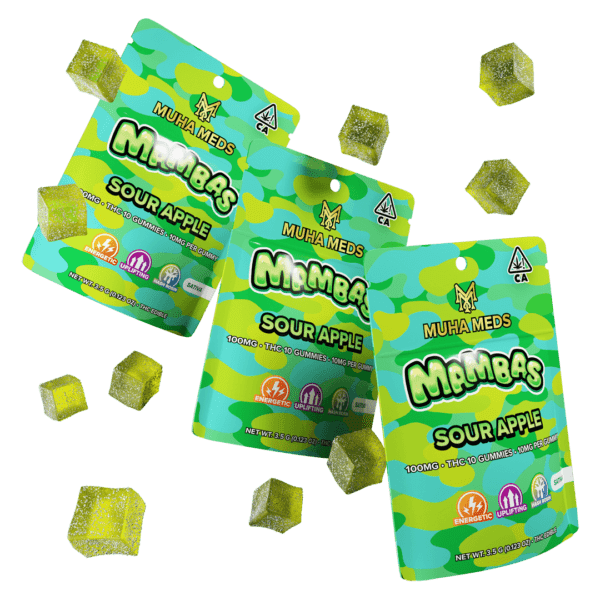 Sour Apple Muha Meds Mambas | Hash Rosin Edibles 1 Sour Apple Muha Meds Mambas | Hash Rosin Edibles